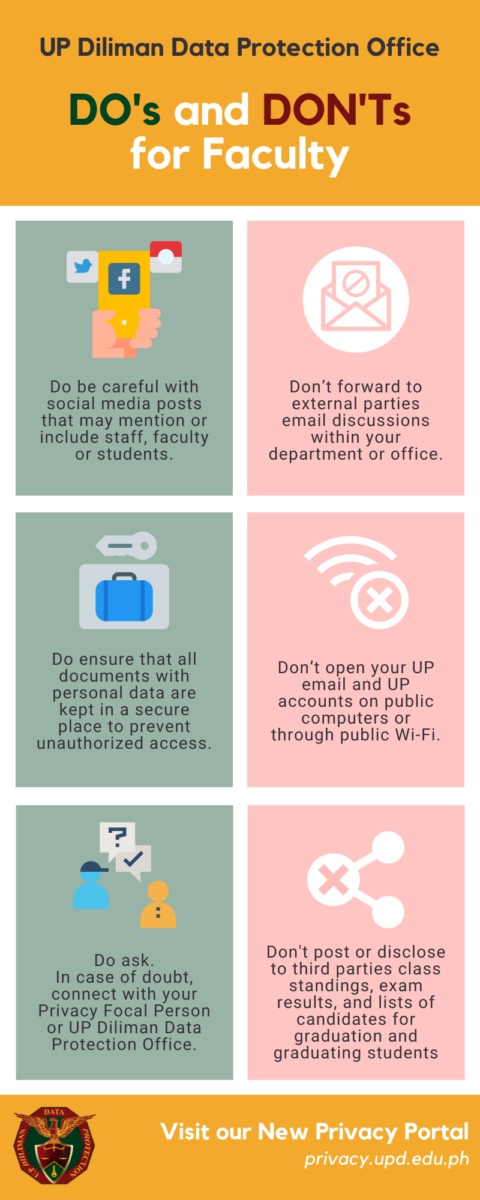 Infographics | UP Diliman Data Privacy Portal