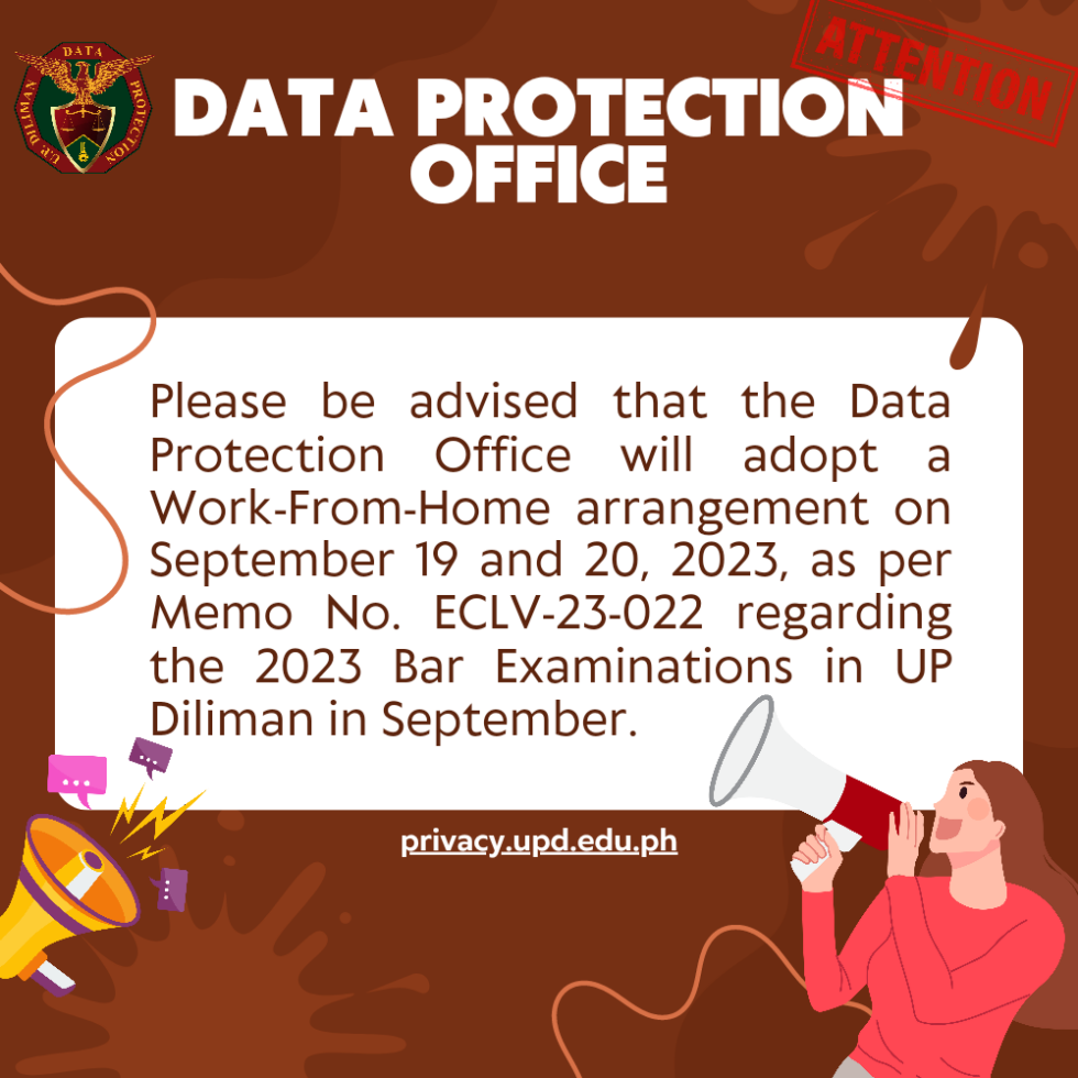 Announcement DPO will adopt WFH arrangement on Sep 19 and 20, 2023